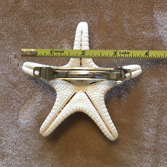 HAND MADE STARFISH HAIR PIECE - Picture 3 of 4